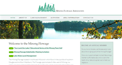 Desktop Screenshot of minongflowage.org